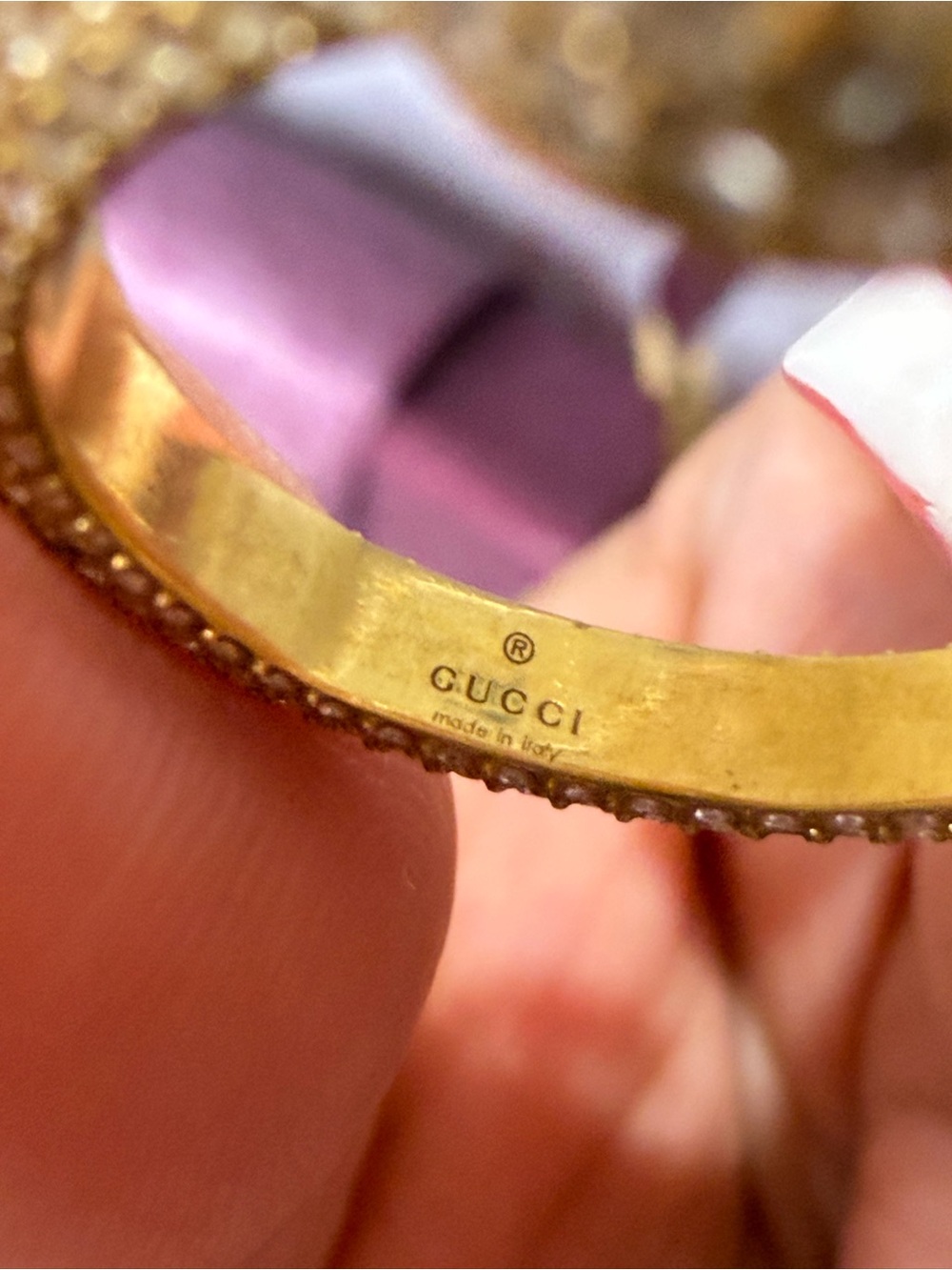 Gucci Pave Key Ring - Picture 10 of 11